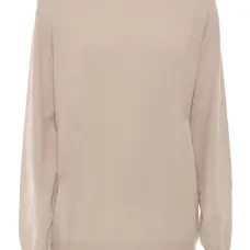 Свитер с круглым вырезом