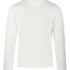 Шерстяной свитер с высоким воротником