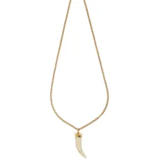 Ожерелье с подвеской в виде рога