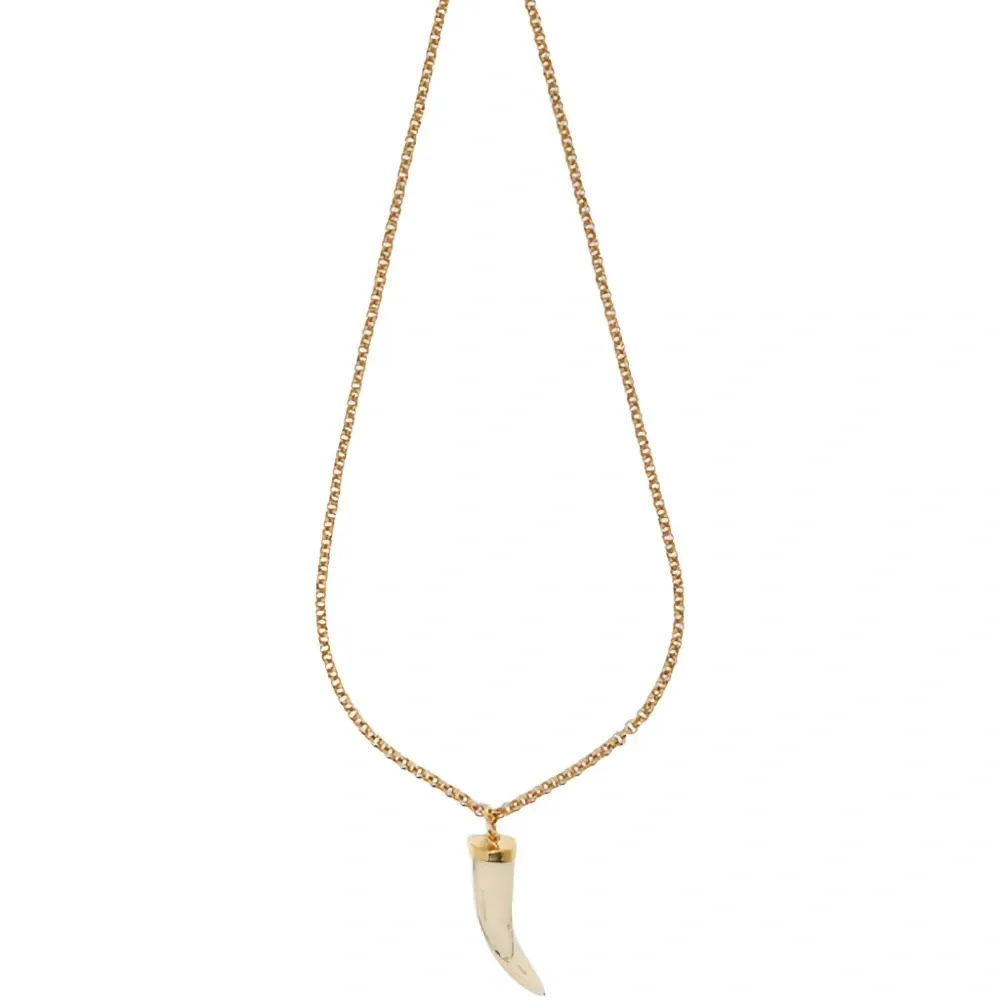 Ожерелье с подвеской в виде рога