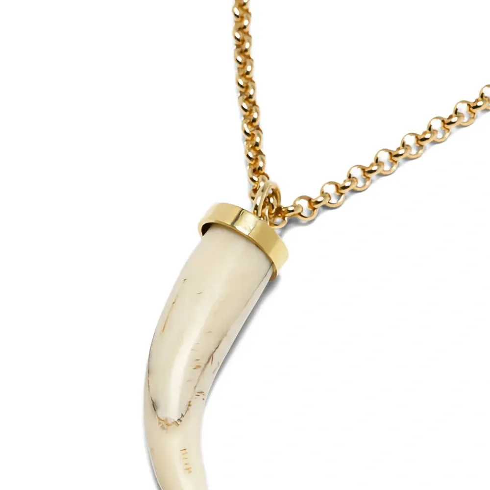 Ожерелье с подвеской в виде рога