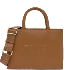 Сумка-тоут с тисненым логотипом