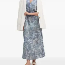 Платье с цветочным принтом