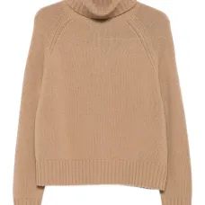 Свитер с высоким воротником и рукавами реглан