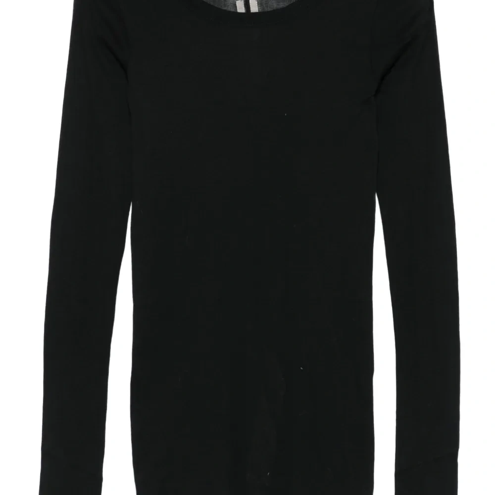 Полупрозрачный топ с длинными рукавами Полупрозрачный топ с длинными рукавами