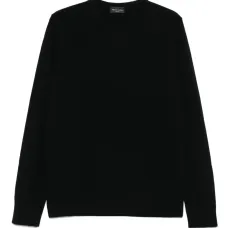 Свитер с круглым вырезом