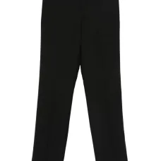 Шерстяные брюки прямого кроя