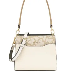 Сумка на плечо с тисненым логотипом