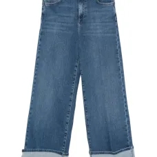 Джинсы с манжетами