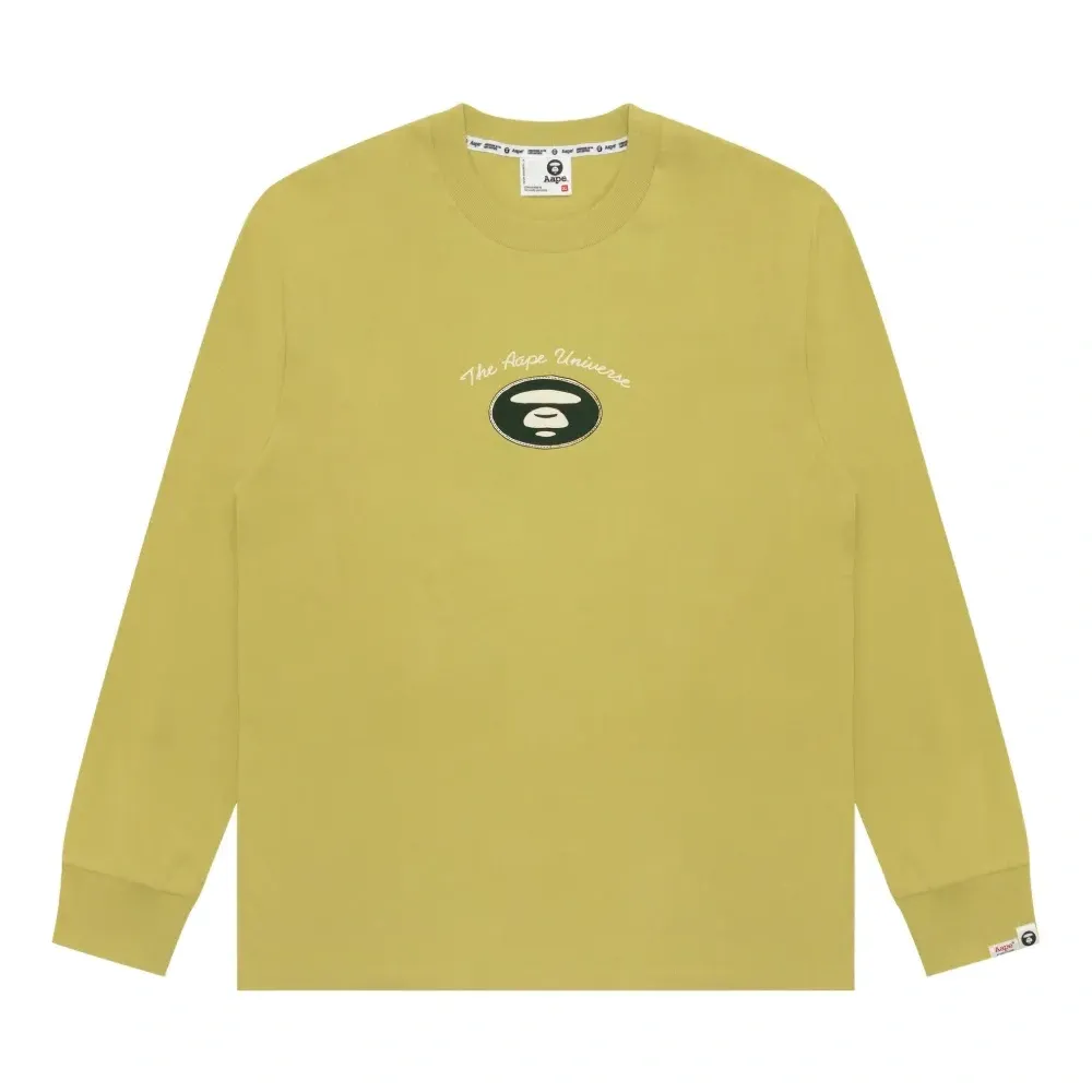 Футболка с длинными рукавами и принтом