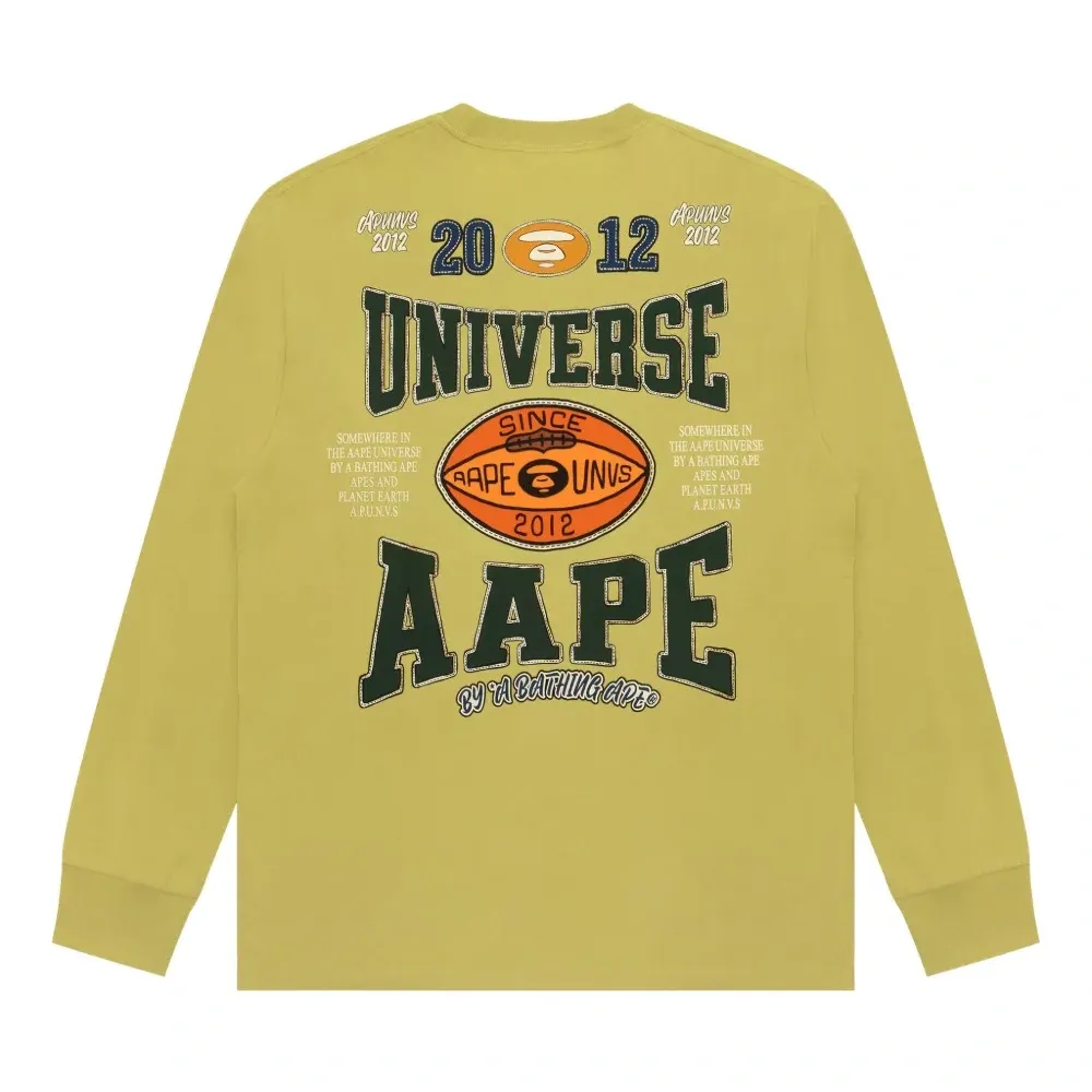 Футболка с длинными рукавами и принтом