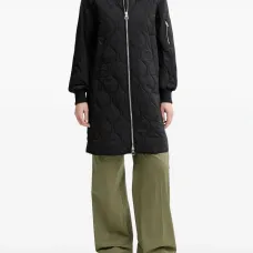 Стеганая куртка-бомбер