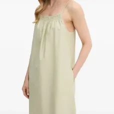 Платье миди со сборками