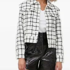 Твидовая куркта в клетку