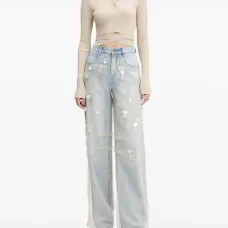 Рубашка поло в рубчик