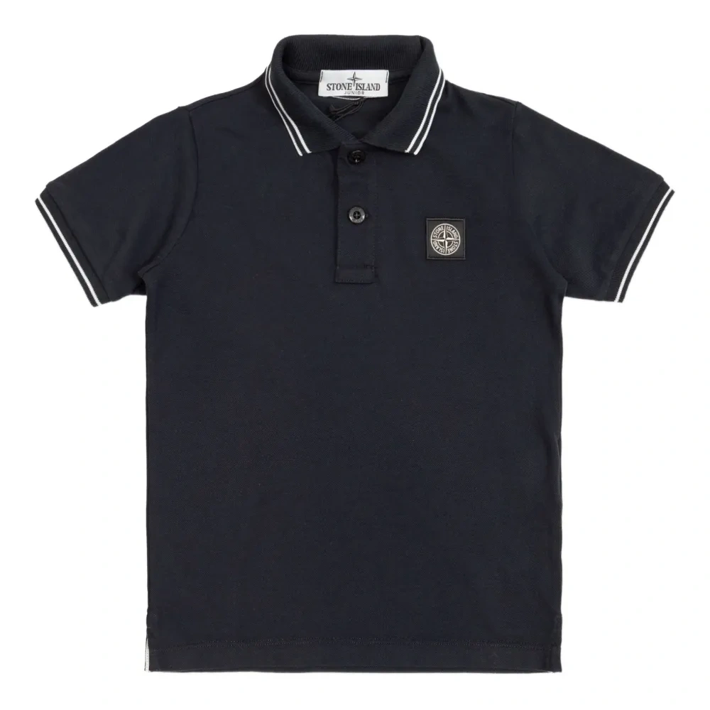 Поло с окантовкой на воротнике