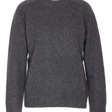 Кашемировый свитер с круглым вырезом Кашемировый свитер с круглым вырезом