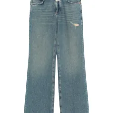 Джинсы с эффектом потертости