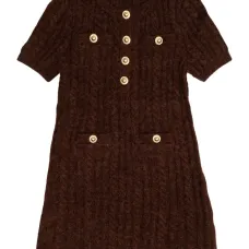 Платье фактурной вязки