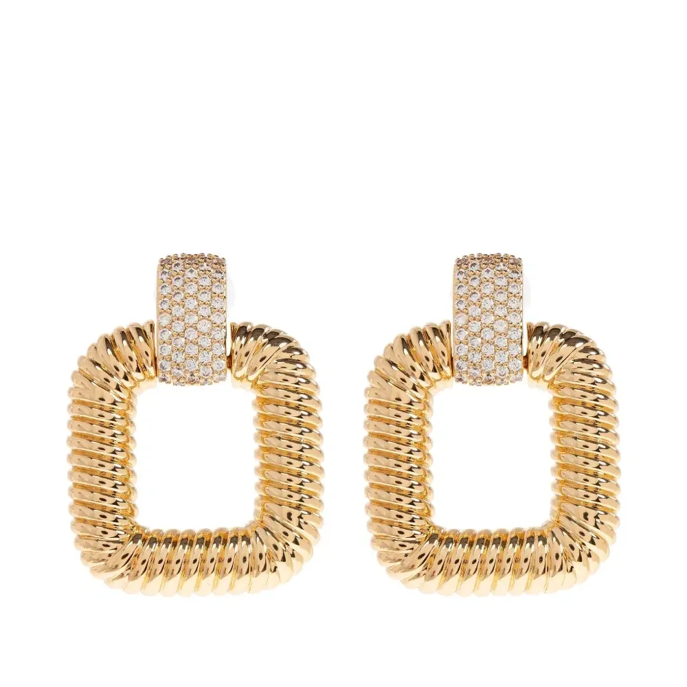 Квадратные серьги