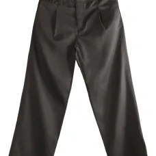 Pleated-front trousers