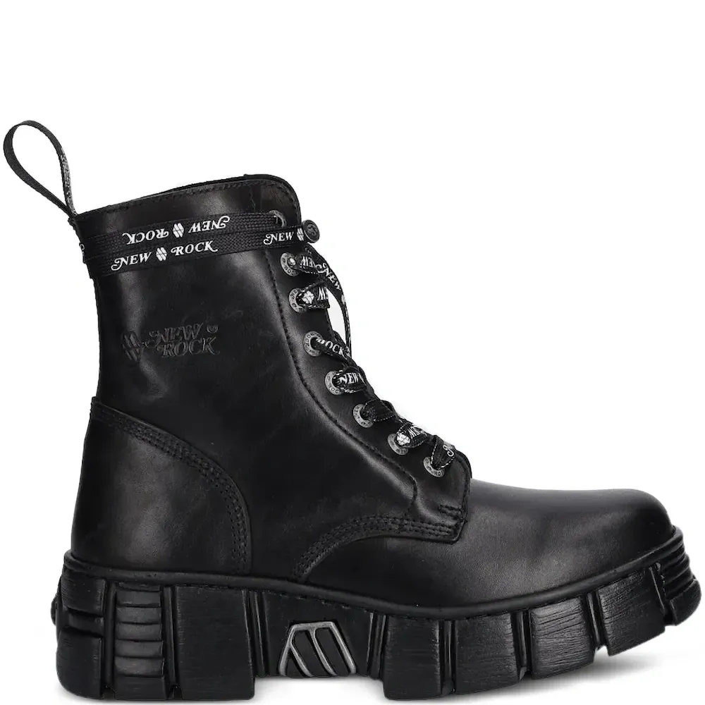 Массивные ботинки M-WALL083CCT на шнуровке