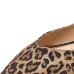Балетки с леопардовым принтом и заострённым носком