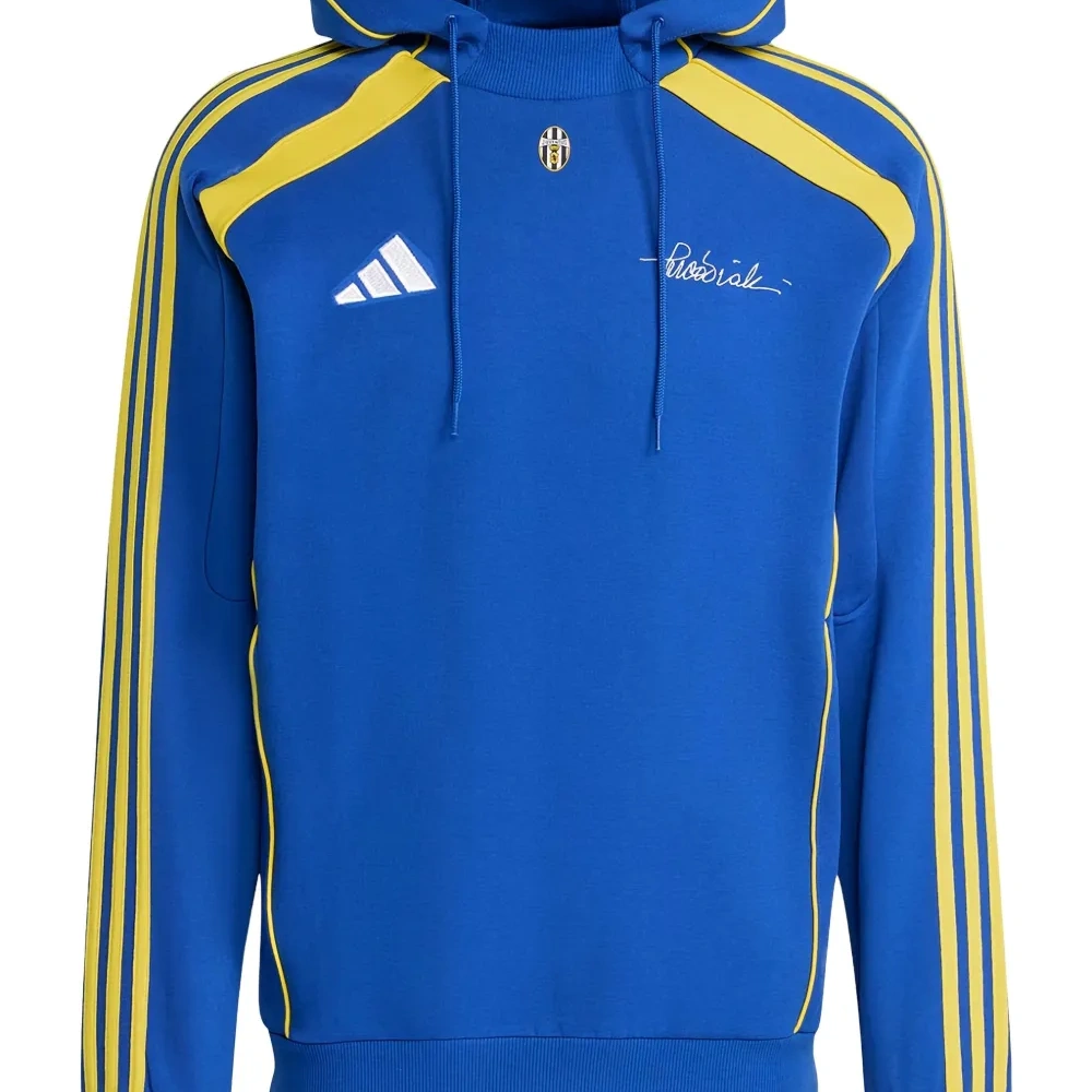 Толстовка с капюшоном и полосками