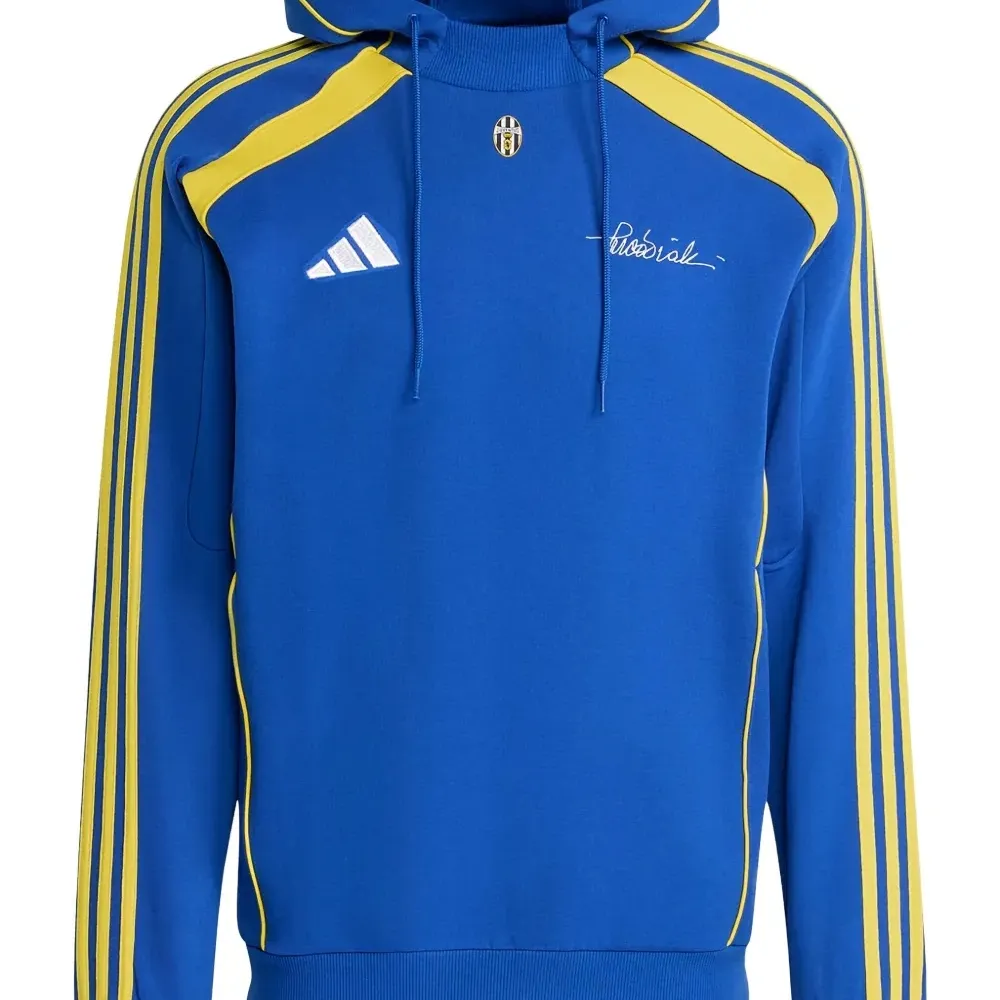 Толстовка с капюшоном и полосками