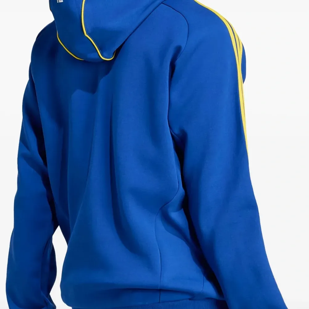 Толстовка с капюшоном и полосками