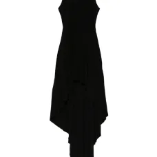 Короткое платье асимметричного кроя