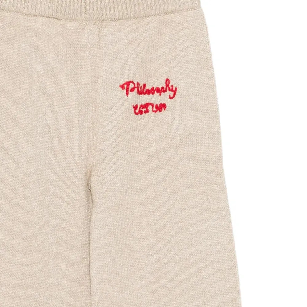 Брюки с вышивкой