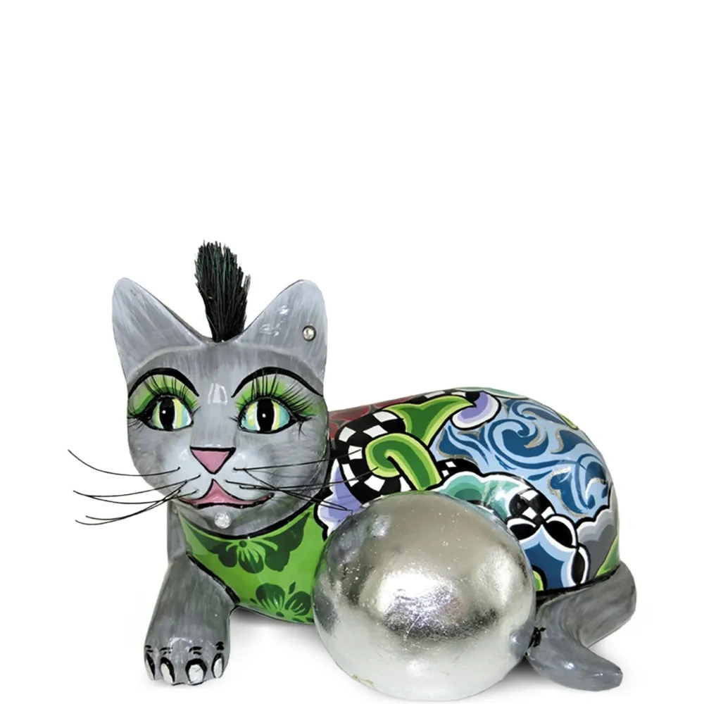 Скульптура в виде кошки (22 x 15 см)