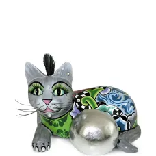 Скульптура в виде кошки (22 x 15 см)