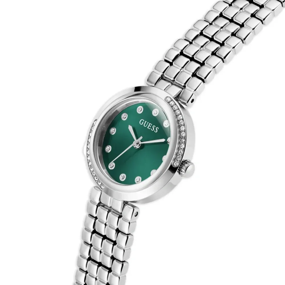 Кварцевые наручные часы 28 мм с кристаллами