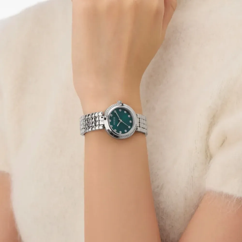 Кварцевые наручные часы 28 мм с кристаллами