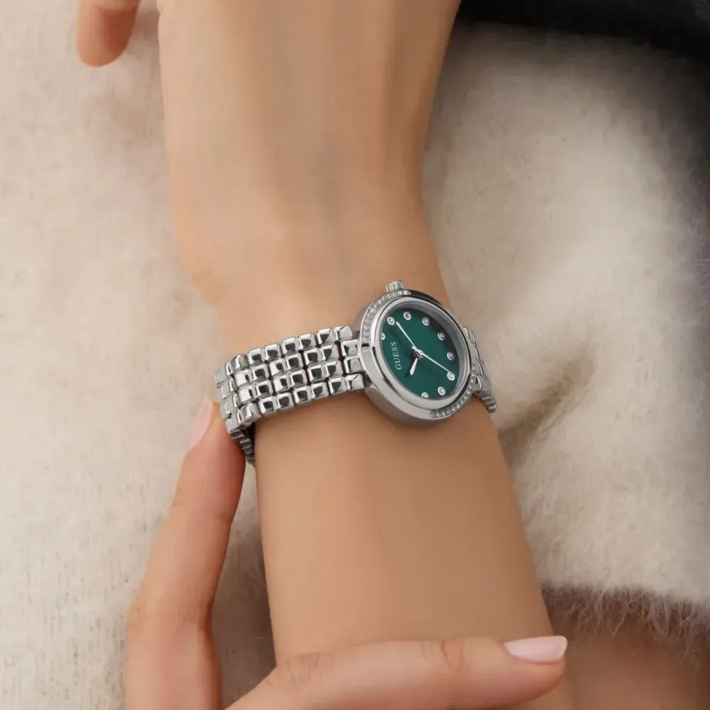 Кварцевые наручные часы 28 мм с кристаллами