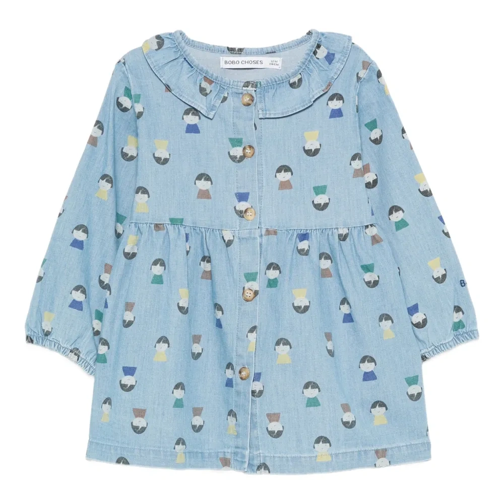 Платье с принтом