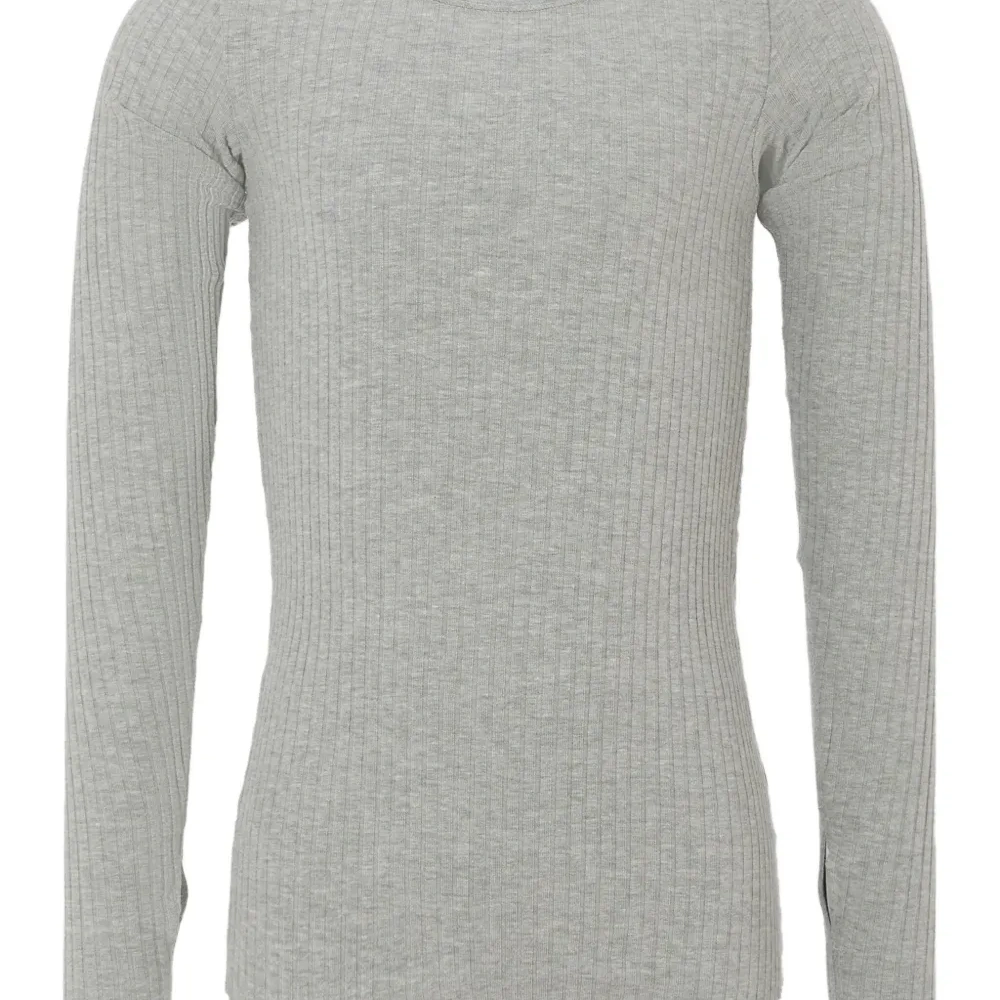 Топ в рубчик с длинными рукавами