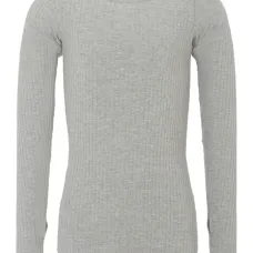 Топ в рубчик с длинными рукавами