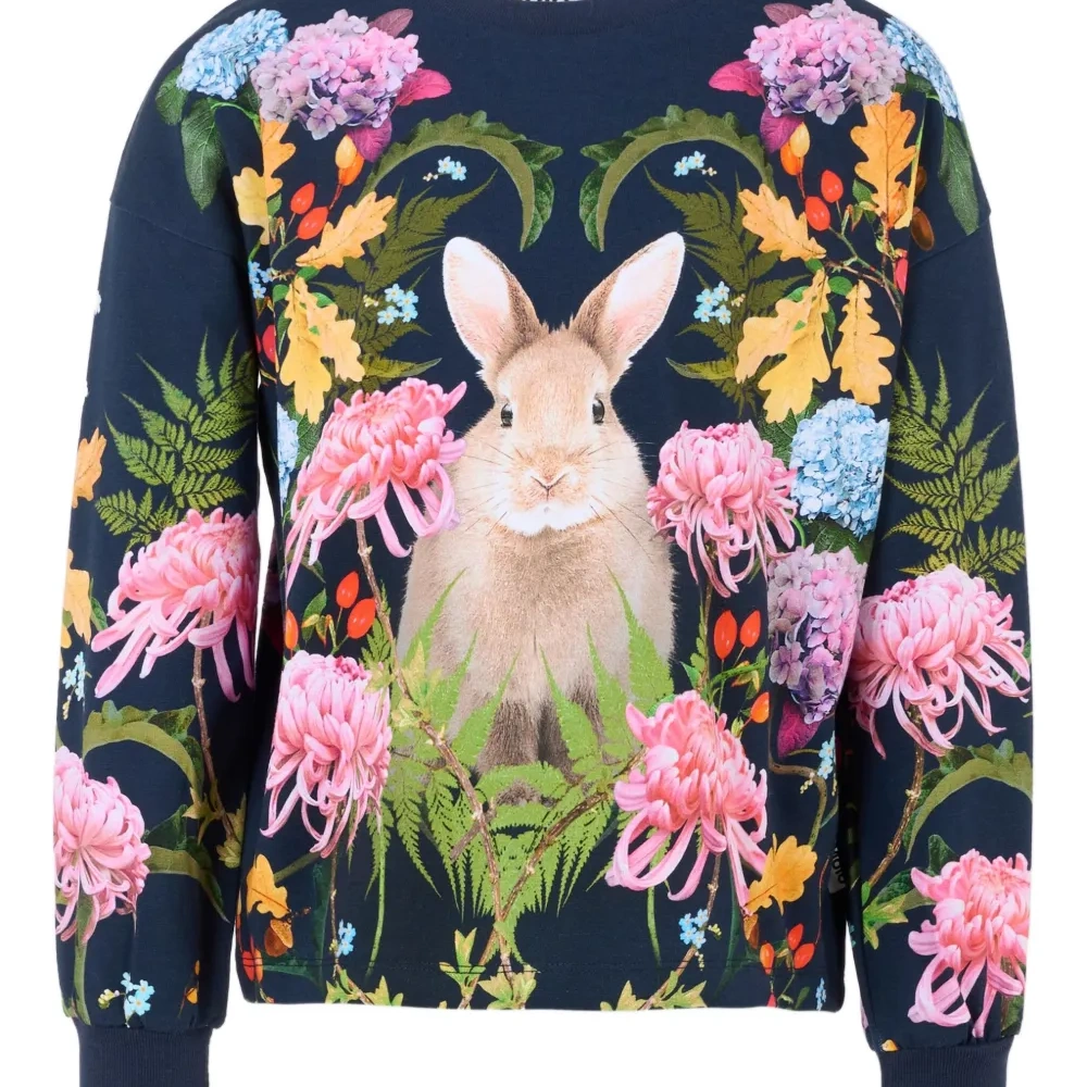 Толстовка с цветочным принтом