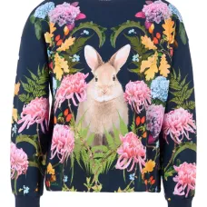 Толстовка с цветочным принтом