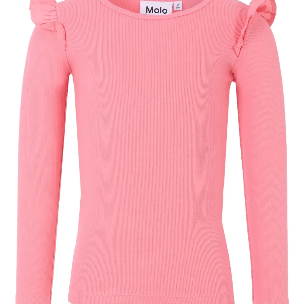 Топ в рубчик с оборками