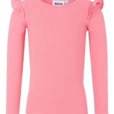 Топ в рубчик с оборками