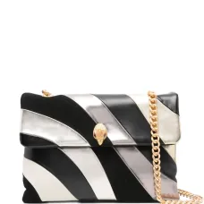 Сумка через плечо в полоску с логотипом