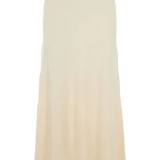 юбка А-силуэта в рубчик