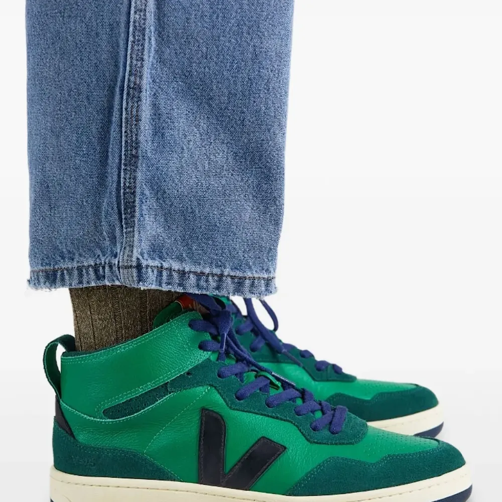 Высокие кеды V-95 с логотипом