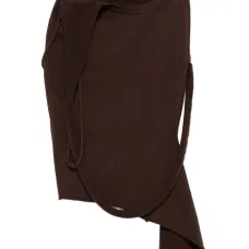 Юбка асимметричного кроя из органического хлопка Юбка асимметричного кроя из органического хлопка