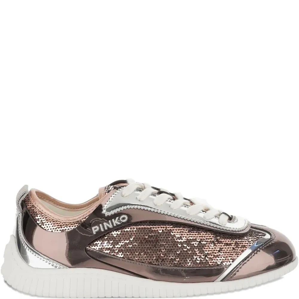 Кроссовки с пайетками