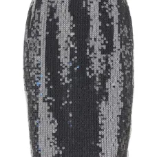 Юбка миди прямого кроя с пайетками Юбка миди прямого кроя с пайетками